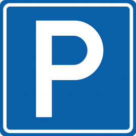 Verkeersbord: E04 - Hier mag je parkeren