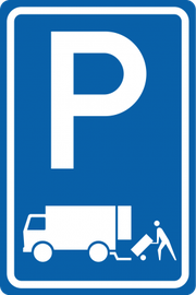 Verkeersbord: E07 - Alleen voor laden en lossen